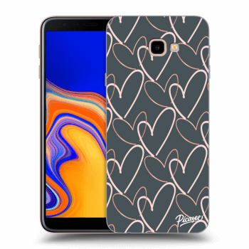 Picasee Samsung Galaxy J4+ J415F Hülle - Transparentes Silikon - Lots of love