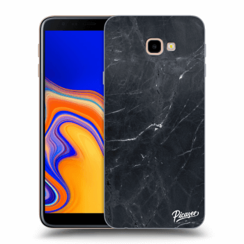 Hülle für Samsung Galaxy J4+ J415F - Black marble