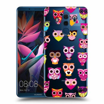 Picasee Huawei Mate 10 Pro Hülle - Transparentes Silikon - Owls