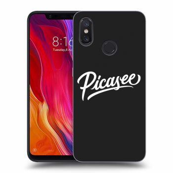 Picasee Xiaomi Mi 8 Hülle - Schwarzes Silikon - Picasee - White