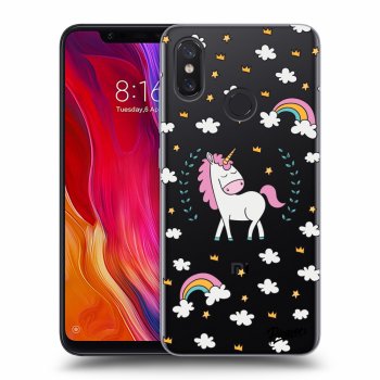 Picasee Xiaomi Mi 8 Hülle - Transparentes Silikon - Unicorn star heaven