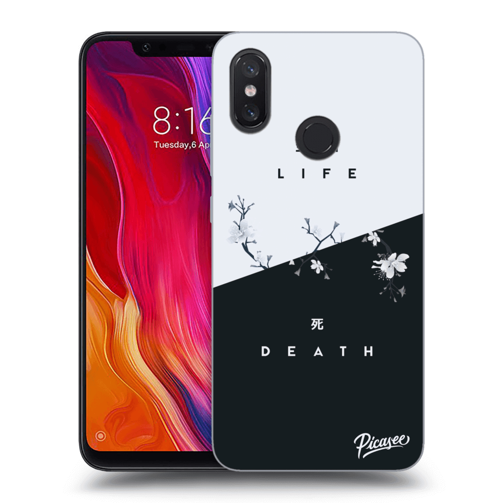 Picasee Xiaomi Mi 8 Hülle - Transparentes Silikon - Life - Death