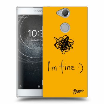 Picasee Sony Xperia XA2 Hülle - Transparentes Silikon - I am fine