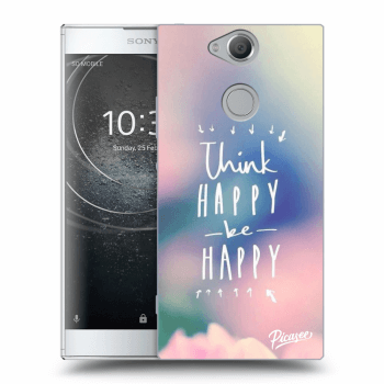 Picasee Sony Xperia XA2 Hülle - Transparentes Silikon - Think happy be happy