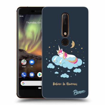 Picasee Nokia 6.1 Hülle - Transparentes Silikon - Believe In Unicorns