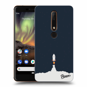 Picasee Nokia 6.1 Hülle - Transparentes Silikon - Astronaut 2