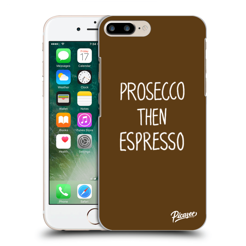 Picasee ULTIMATE CASE für Apple iPhone 7 Plus - Prosecco then espresso