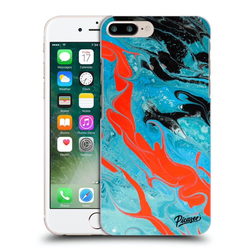 Picasee ULTIMATE CASE für Apple iPhone 7 Plus - Blue Magma