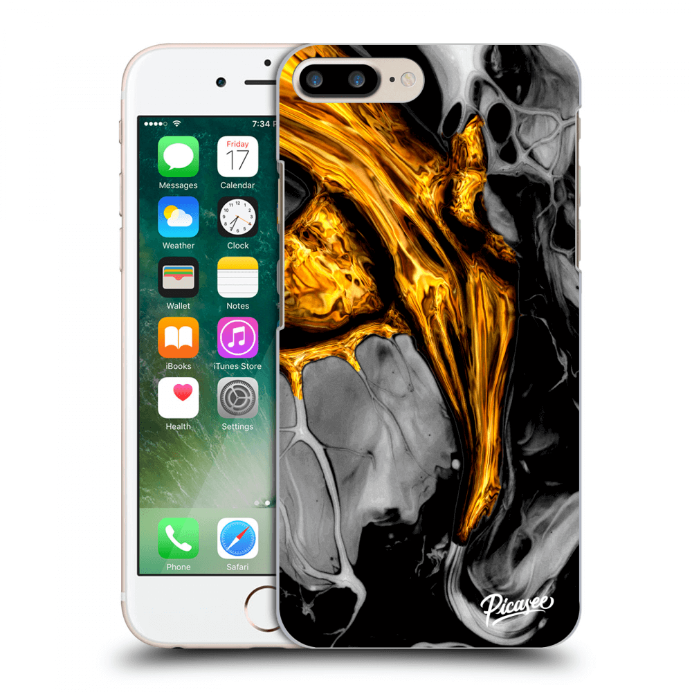 Picasee ULTIMATE CASE für Apple iPhone 7 Plus - Black Gold