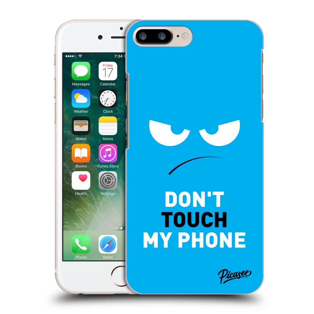 Picasee ULTIMATE CASE für Apple iPhone 7 Plus - Angry Eyes - Blue
