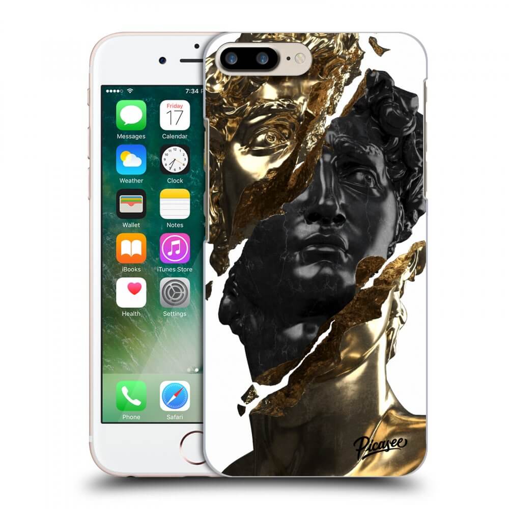 Picasee ULTIMATE CASE für Apple iPhone 7 Plus - Gold - Black