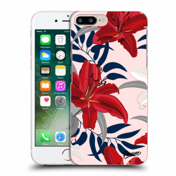 Picasee ULTIMATE CASE für Apple iPhone 7 Plus - Red Lily