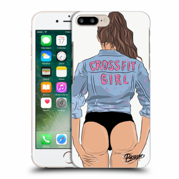 Picasee Apple iPhone 7 Plus Hülle - Transparentes Silikon - Crossfit girl - nickynellow