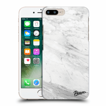 Hülle für Apple iPhone 7 Plus - White marble