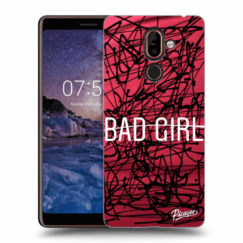 Picasee Nokia 7 Plus Hülle - Transparentes Silikon - Bad girl