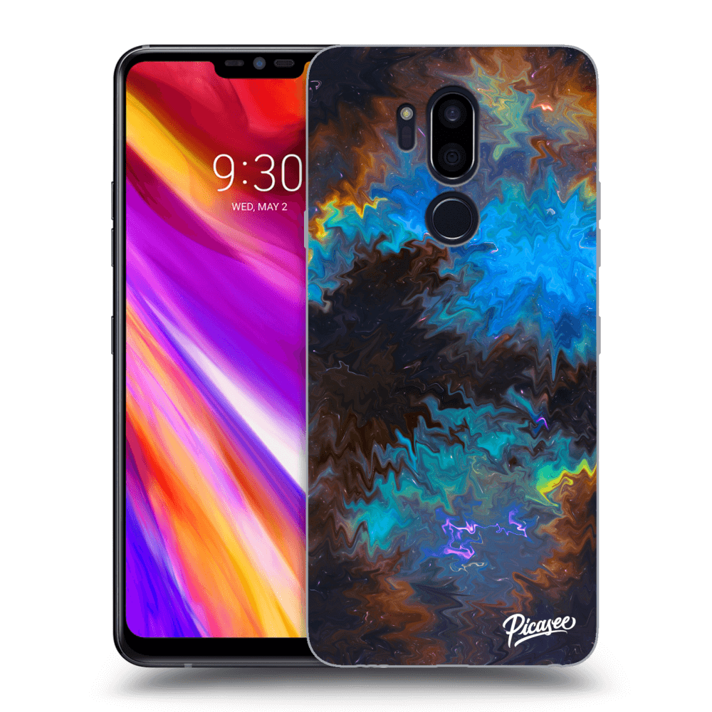Picasee LG G7 ThinQ Hülle - Transparentes Silikon - Space