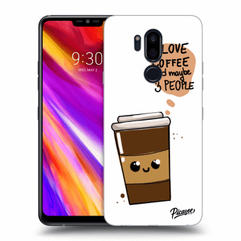 Picasee LG G7 ThinQ Hülle - Transparentes Silikon - Cute coffee