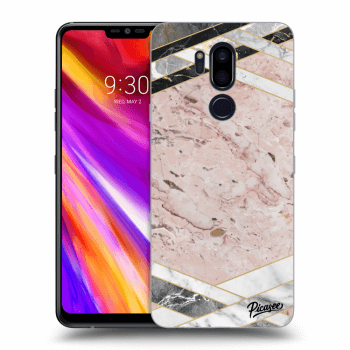 Hülle für LG G7 ThinQ - Pink geometry
