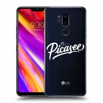 Picasee LG G7 ThinQ Hülle - Transparentes Silikon - Picasee - White