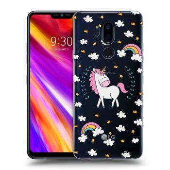Picasee LG G7 ThinQ Hülle - Transparentes Silikon - Unicorn star heaven