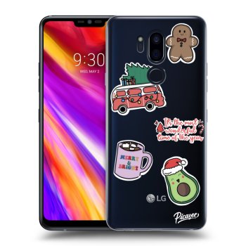 Hülle für LG G7 ThinQ - Christmas Stickers