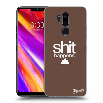 Picasee LG G7 ThinQ Hülle - Transparentes Silikon - Shit happens