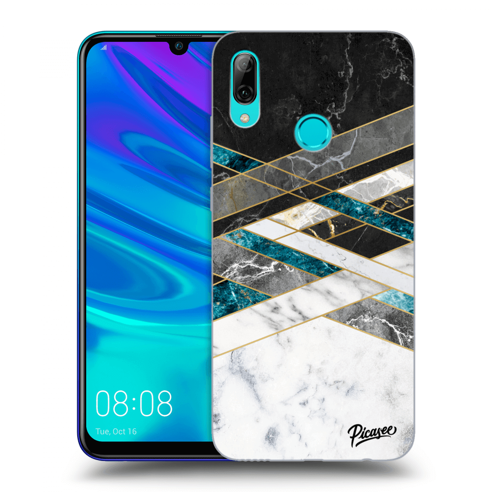 Picasee ULTIMATE CASE für Huawei P Smart 2019 - Black & White geometry