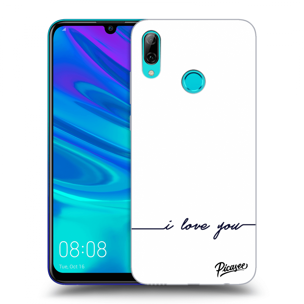 Picasee Huawei P Smart 2019 Hülle - Transparentes Silikon - I love you