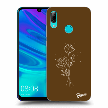 Hülle für Huawei P Smart 2019 - Brown flowers