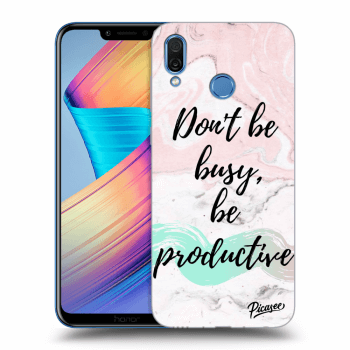 Picasee Honor Play Hülle - Transparentes Silikon - Don't be busy, be productive