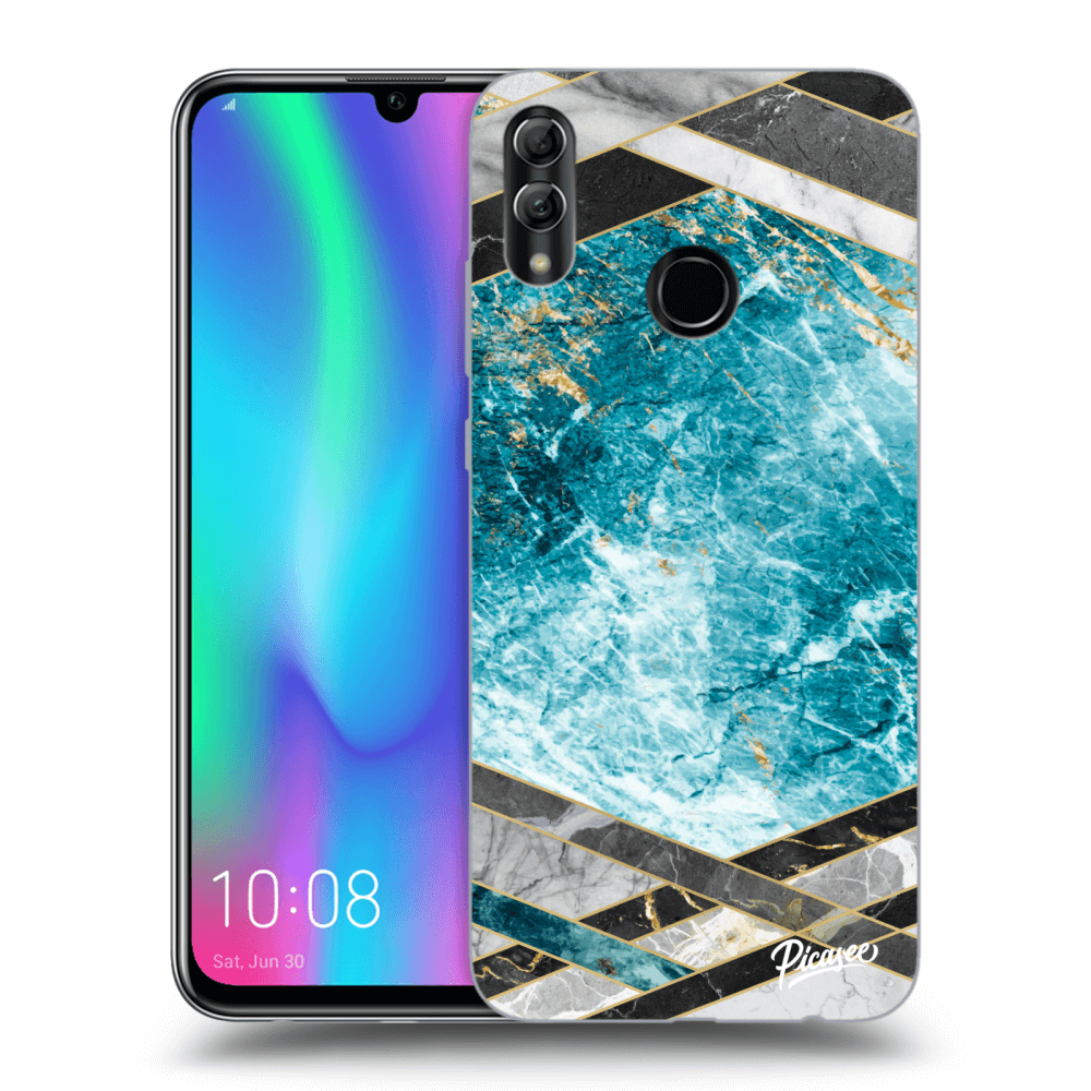 Picasee ULTIMATE CASE für Honor 10 Lite - Blue geometry