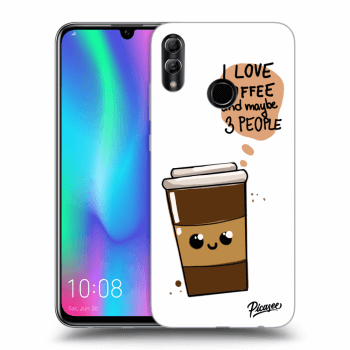 Picasee Honor 10 Lite Hülle - Transparentes Silikon - Cute coffee