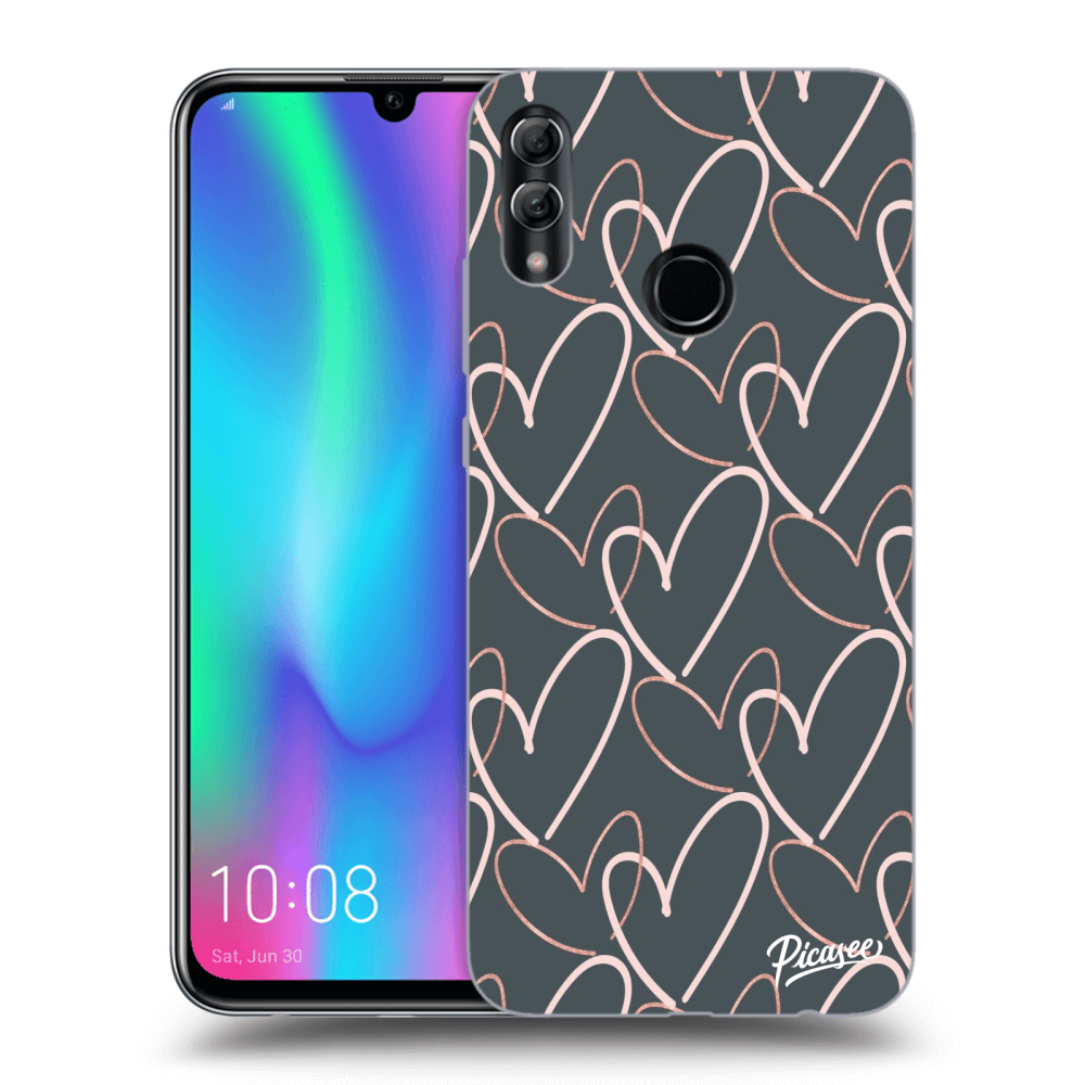 Picasee Honor 10 Lite Hülle - Transparentes Silikon - Lots of love