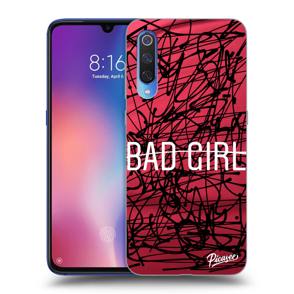 Picasee Xiaomi Mi 9 Hülle - Transparentes Silikon - Bad girl