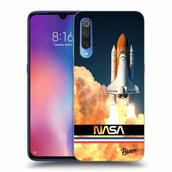 Picasee Xiaomi Mi 9 Hülle - Schwarzes Silikon - Space Shuttle