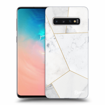 Hülle für Samsung Galaxy S10 G973 - White tile