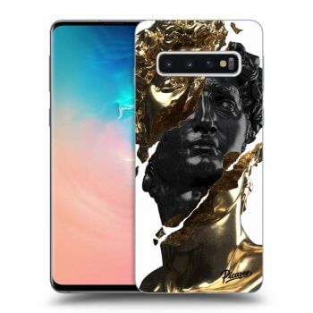 Hülle für Samsung Galaxy S10 G973 - Gold - Black