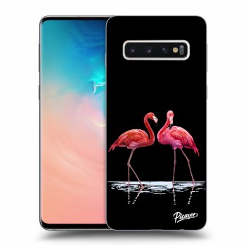 Picasee ULTIMATE CASE für Samsung Galaxy S10 G973 - Flamingos couple