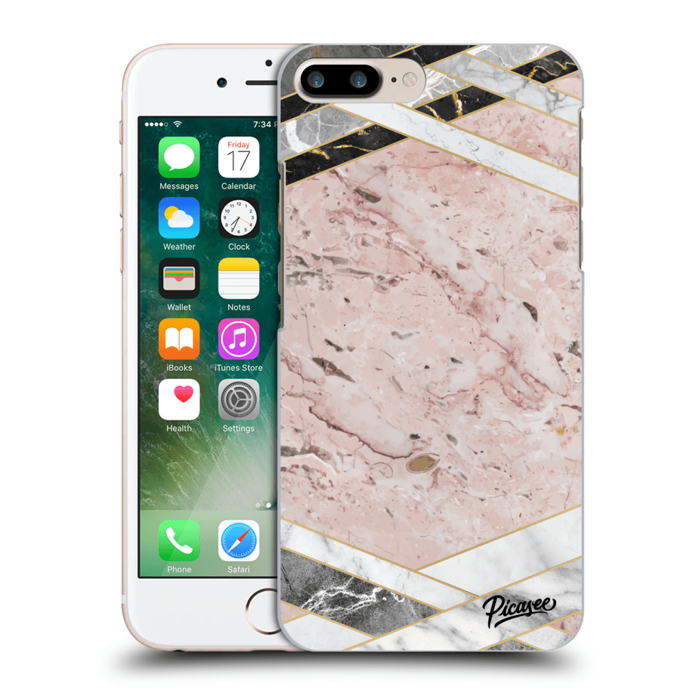 Picasee ULTIMATE CASE für Apple iPhone 8 Plus - Pink geometry