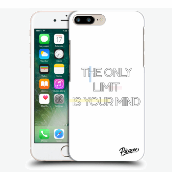 Picasee Apple iPhone 8 Plus Hülle - Transparentes Silikon - The only limit is your mind