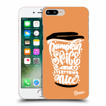 Hülle für Apple iPhone 8 Plus - Pumpkin coffee