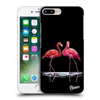 Hülle für Apple iPhone 8 Plus - Flamingos couple