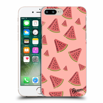 Picasee Apple iPhone 8 Plus Hülle - Transparentes Silikon - Watermelon