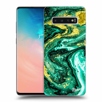 Hülle für Samsung Galaxy S10 Plus G975 - Green Gold