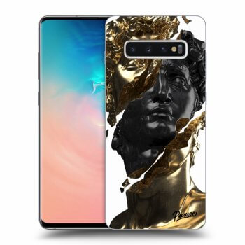 Hülle für Samsung Galaxy S10 Plus G975 - Gold - Black