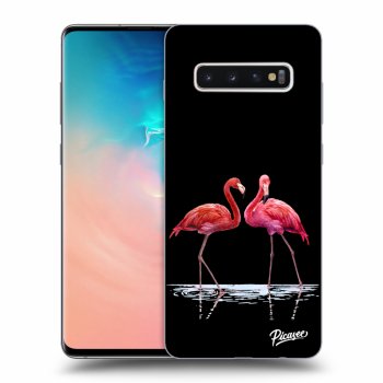 Hülle für Samsung Galaxy S10 Plus G975 - Flamingos zu zweit