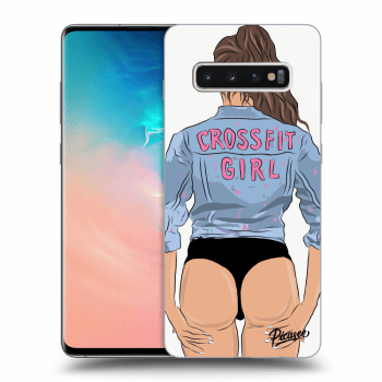 Hülle für Samsung Galaxy S10 Plus G975 - Crossfit girl - nickynellow