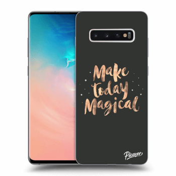 Picasee Samsung Galaxy S10 Plus G975 Hülle - Transparentes Silikon - Make today Magical