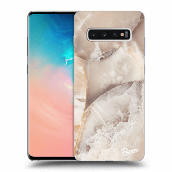 Hülle für Samsung Galaxy S10 Plus G975 - Cream marble