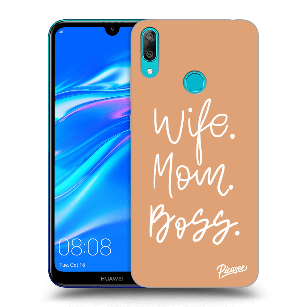 Picasee ULTIMATE CASE für Huawei Y7 2019 - Boss Mama